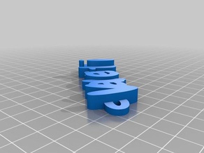 valentin Schlüsselanhänger kundengebundene 3d print model - Mito3D