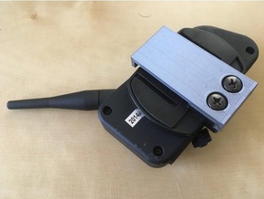 facile walkie bt casque titulaire les pièces de rechange vélo le clip moto 3d print model - Mito3D