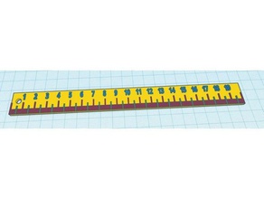 ruler hand tools 3d print model - Mito3D