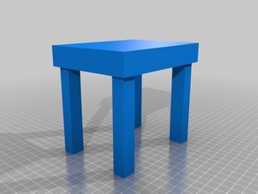 table ménage 3d print model - Mito3D