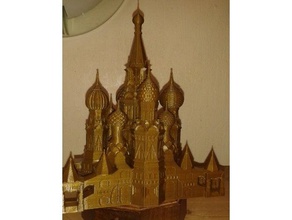 st basil Katedrali, Moskova binalar ve yapılar 3d print model - Mito3D