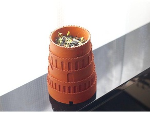 ruins planter 5 outdoor & garden castle hanoi 3d print model - Mito3D