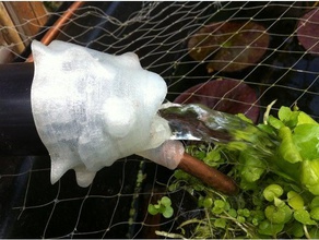 los peces de la cubierta del tubo al aire libre y jardín 3d print model - Mito3D