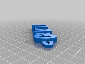 gabriel keychains customized 3d print model - Mito3D