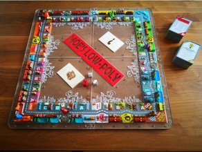 moe ' s low-poly Spiele add-on Brettspiel Stadt zilla moes Monopol tabletop 3d print model - Mito3D