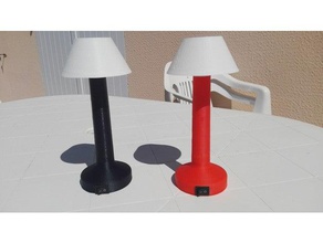 usb table lamp outdoor & garden 3d print model - Mito3D