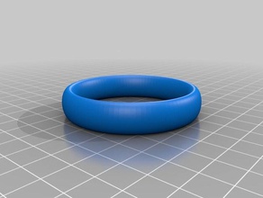 mi prueba personalizados scad anillo de la moda personalizado 3d print model - Mito3D