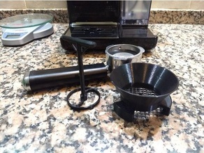 máquinas de café espresso embudo cocina y comedor el máquina 3d print model - Mito3D