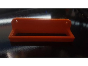 monedero soporte de pared La impresión en 3d titular el gancho monte la montaje billetera cartera 3d print model - Mito3D