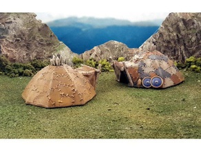 barbarian tent toy & game accessories building miniwargaming savage terrain wargames wargaming 3d print model - Mito3D