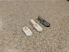 window screen latch replacement parts 3d print model - Mito3D