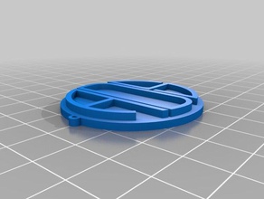 mi monograma personalizado colgante de varios bucles la joyería 3d print model - Mito3D