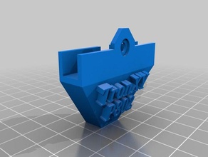 tronxy p802 corner brace embossed 3d printer accessories name tag 3d print model - Mito3D