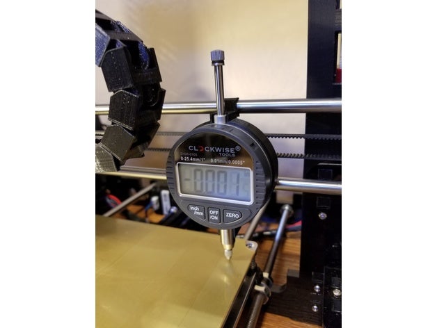 dial indicador titular a8 Impressora 3d de peças anet cama nivelamento montagem 3D print model - Mito3D