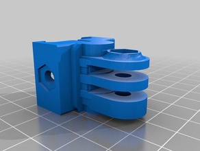 glock21 picatinney gopro montage 3d print model - Mito3D