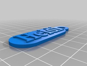 heidi La impresión en 3d schl sselanh dedo 3d print model - Mito3D