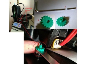 tool ajust printer bed screw easy access 3d accessories 3d print model - Mito3D