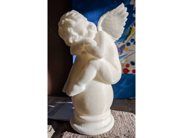 angelo potterie las esculturas ángel lindo detallada 3D print model - Mito3D