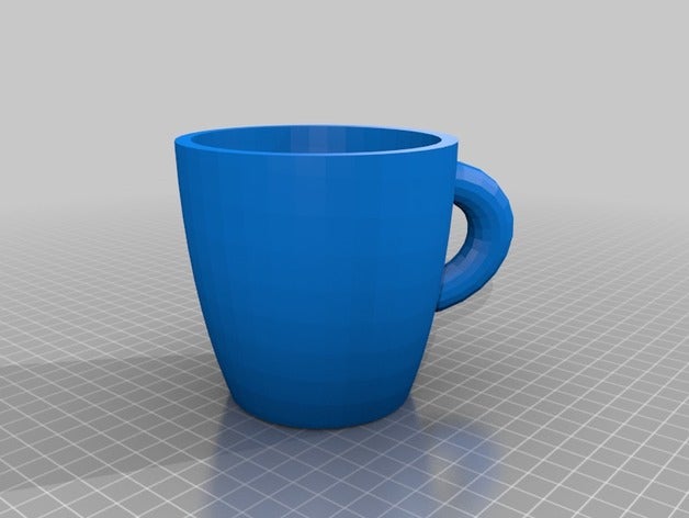 tasse à café L'impression 3d 3D print model - Mito3D