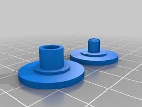 608zz chapeau de palier press-fit L'impression 3d 3d print model - Mito3D