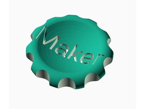 maker coin coins & badges makerscoin 3d print model - Mito3D