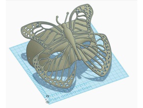 masque papillon gadget farfalla bambini enfants la maschera 3d print model - Mito3D