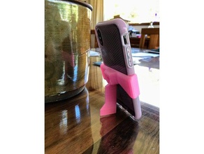 phone stand mobile kickstand 3d print model - Mito3D