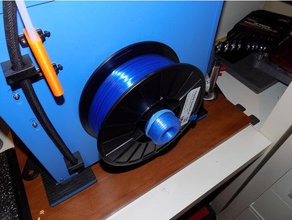magnetic spool holder 3d printer accessories 608 bearing bearings filament spoolholder mount 3d print model - Mito3D