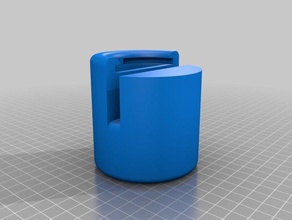 iphone-Halter automotive cup holder iphone 3d print model - Mito3D