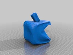 küp elma heykeller 3d print model - Mito3D