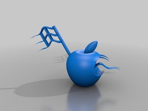 serpent apple, le logo windows sculptures apple de 3d print model - Mito3D