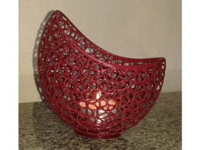 luce di voronoi candela sculture 3d print model - Mito3D