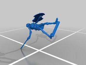 medusa miniaturas blindados esqueleto exemplo de 28mm modelo brinquedo & acessórios para jogos 3d print model - Mito3D