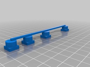 la retracción del puente de prueba los cilindros La impresión en 3d las pruebas retractiontest calibración 3d print model - Mito3D