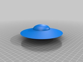 flying saucer 3d printing 3d print model - Mito3D