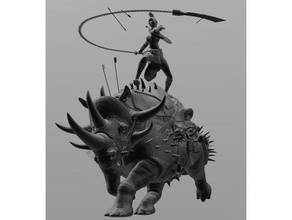 la guerra del jinete wip las esculturas 3d print model - Mito3D