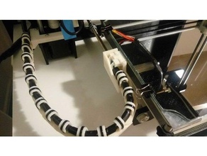 anet a8 cable chain tie 3d printer accessories 3d print model - Mito3D