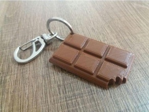 un trousseau de clés art chaveiro chocolat 3d print model - Mito3D