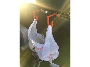 car trash bag hook household 3d print model - Mito3D