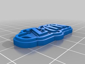 zar signos y logotipos personalizado 3d print model - Mito3D