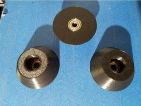 konische Spule Halter - notchless 3d Drucker Zubehör customizer filament spool holder spool-Halter 3d print model - Mito3D