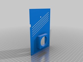 más tranquilo + enfriador de ender-3 control la tapa caja valores+4020 ventilador compatible Impresora 3d las piezas 3d print model - Mito3D