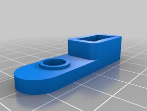 simple ajustable 608zz filamento de soporte bobina 2020 extrusión Impresora 3d accesorios kossel 3d print model - Mito3D