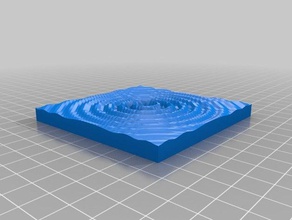 il mio personalizzato increspature matematica arte su misura 3d print model - Mito3D