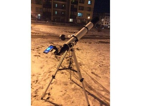 telescópio-smartphone adaptador de ver 10 b física e astronomia 3d print model - Mito3D