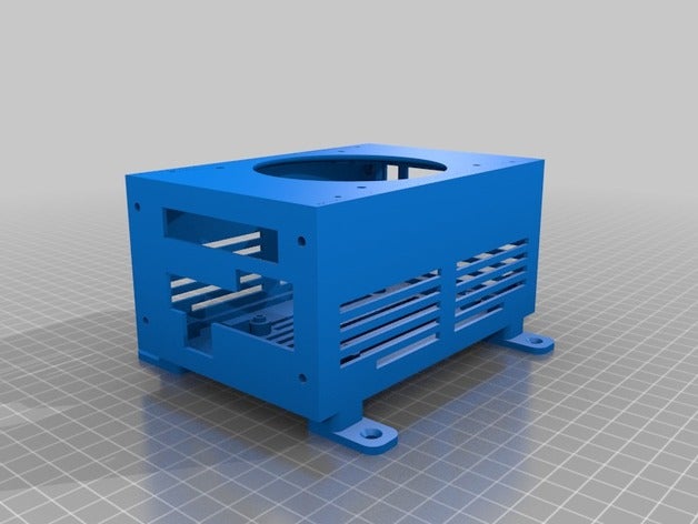ramps case 3d printer parts box enclosure 3D print model - Mito3D