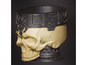 skull candy dish containers 3d print model - Mito3D