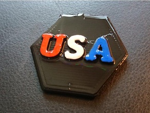 patriotic pin usa independence day summer america proud fashion 4th july freedom patriot 3d print model - Mito3D