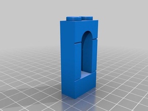 muros para centrar ventanas juguetes de construcción exin castillos 3d print model - Mito3D