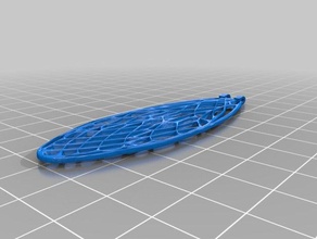 lacework pendant jewelry 3d print model - Mito3D